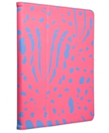 Multiple layers of color juxtapose with an abstract animal pattern for a standout look for your case from Case-Mate.