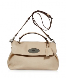 Upgrade your style with this ultra-luxe bag from British It label Mulberry - Medium-sized satchel with top handle and convertible shoulder strap, silver-tone lock closure, matching keychain charm on handle - This is the perfect investment bag thats great for everyday use and will last for years to come Upgrade your style with this ultra-luxe bag from British It label Mulberry - Medium-sized satchel with top handle and convertible shoulder strap, silver-tone lock closure, matching keychain charm on handle - This is the perfect investment bag thats great for everyday use and will last for years to come