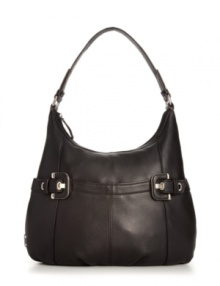 For the chic girl-on-the-go, the Ellie Hobo from Tignanello is a sleek must-have. A soft leather and polished silver-tone hardware give this design a look that will span the seasons. For the chic girl-on-the-go, the Ellie Hobo from Tignanello is a sleek must-have. A soft leather and polished silver-tone hardware give this design a look that will span the seasons.