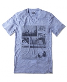 No matter how far you roam, this sweet tee from Quiksilver will always keep your style senses intact.