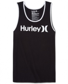 When you're ready to show off the shoulders you've been workin' all summer: Hurley's deep armhole tank top. When you're ready to show off the shoulders you've been workin' all summer: Hurley's deep armhole tank top.