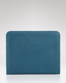 Upgrade your tech essentials with this iPad sleeve from Longchamp. Crafted from leather, it's a simple style that encapsulates the label's easy-chic look. Upgrade your tech essentials with this iPad sleeve from Longchamp. Crafted from leather, it's a simple style that encapsulates the label's easy-chic look.