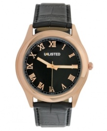The elegant addition of rosy tones lends a sophisticated touch to this Unlisted timepiece. The elegant addition of rosy tones lends a sophisticated touch to this Unlisted timepiece.