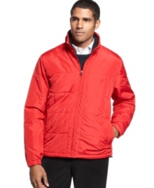 The season's best sporty look. This zip-up jacket from Nautica rounds out your collection of must-haves. The season's best sporty look. This zip-up jacket from Nautica rounds out your collection of must-haves.