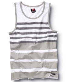 When the weather's blazing, this Quiksilver tank top can cool you off in an instant. When the weather's blazing, this Quiksilver tank top can cool you off in an instant.