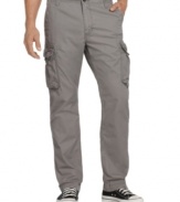 Tough enough for the concrete jungle (or the actual jungle), these rugged cotton cargos from Levi's put a rustic twist on any casual pairing.