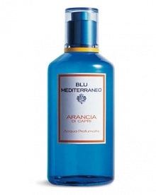 Zesty and cosmopolitan, this relaxing fragrance was inspired by the Isle of Capri-the very essence of glamour and fashion. The sophisticated world of Acqua di Parma, with its impeccable and understated refinement, presents Blu Mediterraneo-a collection of products whose noble ingredients create the link between essences and emotions, each reflecting the beauty and culture of Italy's most emblematic destinations.• Cool relaxing notes of citrus on a suggestive musk base.• Top notes of Sicilian orange and mandarin, bergamot, grapefruit, and lemon.• Heart notes of petit grain, mate leaves, and cardamom.• Base notes of musk and caramel.• In a sleek blue glass bottle with a signature label. Zesty and cosmopolitan, this relaxing fragrance was inspired by the Isle of Capri-the very essence of glamour and fashion. The sophisticated world of Acqua di Parma, with its impeccable and understated refinement, presents Blu Mediterraneo-a collection of products whose noble ingredients create the link between essences and emotions, each reflecting the beauty and culture of Italy's most emblematic destinations.• Cool relaxing notes of citrus on a suggestive musk base.• Top notes of Sicilian orange and mandarin, bergamot, grapefruit, and lemon.• Heart notes of petit grain, mate leaves, and cardamom.• Base notes of musk and caramel.• In a sleek blue glass bottle with a signature label.