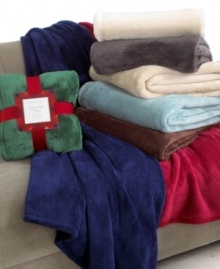 Get wrapped up in cozy comfort all season long with these Ultra Plush throws from Charter Club. Features luxuriously soft texture and your choice of eight colors to match any decor.