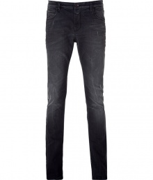 Stylishly distressed, these vintage-inspired jeans from Closed are a must-have casual staple - Classic five-pocket styling, straight leg, slim fit, logo detail at fly, faded dark wash denim - Wear with a long sleeve henley, a shawl collar cardigan, and leather ankle boots Stylishly distressed, these vintage-inspired jeans from Closed are a must-have casual staple - Classic five-pocket styling, straight leg, slim fit, logo detail at fly, faded dark wash denim - Wear with a long sleeve henley, a shawl collar cardigan, and leather ankle boots