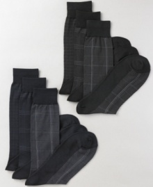 Stock up for the workweek with an essential assortment of Club Room socks treated with bacteria blocker and odor control for ultimate freshness. Stock up for the workweek with an essential assortment of Club Room socks treated with bacteria blocker and odor control for ultimate freshness.