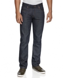 Call attention to your hip denim style with these straight-fitting jeans from Ecko Unltd. Call attention to your hip denim style with these straight-fitting jeans from Ecko Unltd.
