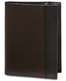 Carry your cash with confidence with this leather wallet from Perry Ellis. Carry your cash with confidence with this leather wallet from Perry Ellis.