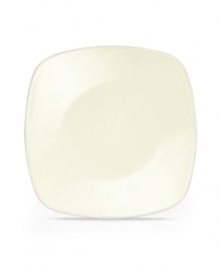 Anything but square, Noritake's ultra-versatile Colorwave white dinnerware offers square plates that are crafted of hardy stoneware with a half glossy, half matte finish in pure white. Mix and match with coupe shapes or any of the other Colorwave shades. Anything but square, Noritake's ultra-versatile Colorwave white dinnerware offers square plates that are crafted of hardy stoneware with a half glossy, half matte finish in pure white. Mix and match with coupe shapes or any of the other Colorwave shades.