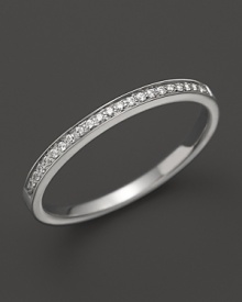 Diamonds in a 14K white gold band. Diamonds in a 14K white gold band.