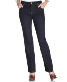 The essential, clean and classic-fit jeans in a rinse wash: the Mandie from Bandolino. The essential, clean and classic-fit jeans in a rinse wash: the Mandie from Bandolino.