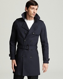 Shades of Grey by Micah Cohen Poplin Trench Coat Shades of Grey by Micah Cohen Poplin Trench Coat