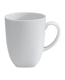 White dinnerware and dishes from Denby that offer classic elegance at its simplest. The White Squares mug coordinates with most any dinnerware with its sleek, softly rounded shape. Holds 14 oz. White dinnerware and dishes from Denby that offer classic elegance at its simplest. The White Squares mug coordinates with most any dinnerware with its sleek, softly rounded shape. Holds 14 oz.