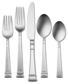 Elegant bands at the tips and shanks of the handles lend classic beauty to Oneida's Prose place settings. Crafted of superior 18/8 stainless steel. Part of the Patterns for a Lifetime series, this collection will always be available for replacement. Full lifetime warranty. Elegant bands at the tips and shanks of the handles lend classic beauty to Oneida's Prose place settings. Crafted of superior 18/8 stainless steel. Part of the Patterns for a Lifetime series, this collection will always be available for replacement. Full lifetime warranty.