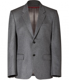 Exquisitely tailored for a flawless fit, Marc by Marc Jacobs soft cashmere-silk blazer is a luxe wardrobe staple guaranteed to give your look a seamlessly sophisticated edge - Notched lapel, long sleeves, buttoned cuffs, double-buttoned front, flap pockets, back vent - Contemporary tailored fit - Wear with an immaculately cut shirt and matching trousers Exquisitely tailored for a flawless fit, Marc by Marc Jacobs soft cashmere-silk blazer is a luxe wardrobe staple guaranteed to give your look a seamlessly sophisticated edge - Notched lapel, long sleeves, buttoned cuffs, double-buttoned front, flap pockets, back vent - Contemporary tailored fit - Wear with an immaculately cut shirt and matching trousers
