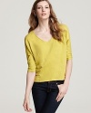 Eileen Fisher Petites' Rounded V Neck Tee