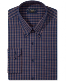 Let your presence be known around the office with eye-catching tartan plaid from Club Room. Let your presence be known around the office with eye-catching tartan plaid from Club Room.