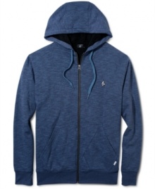 After a day on the snow or surf, warm up with this cozy sherpa lined hoodie from Volcom. After a day on the snow or surf, warm up with this cozy sherpa lined hoodie from Volcom.
