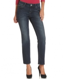 Every woman should own a pair of perfect bootcut jeans and this petite version from DKNY Jeans is a great choice! Pair with heels for a glam look.