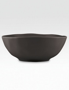 Yet another easy, elegant collection from Donna Karan, now designed for your home in organically shaped, matte-glazed stoneware. From the Casual Luxe CollectionStoneware72 oz.Dishwasher- and microwave-safeImported Yet another easy, elegant collection from Donna Karan, now designed for your home in organically shaped, matte-glazed stoneware. From the Casual Luxe CollectionStoneware72 oz.Dishwasher- and microwave-safeImported
