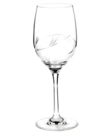 With a simple flourish in fine crystal, the Rhea wine glass from Marquis by Waterford crystal stemware lends effortless grace to contemporary decor. A timeless silhouette rooted in a minimalist base and tapered stem will set your table apart. With a simple flourish in fine crystal, the Rhea wine glass from Marquis by Waterford crystal stemware lends effortless grace to contemporary decor. A timeless silhouette rooted in a minimalist base and tapered stem will set your table apart.