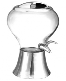 Keep water, tea and juices flowing with the Gourmet beverage dispenser. Nambe combines brilliant stainless steel with their signature metal alloy in a design that defies the ordinary. Keep water, tea and juices flowing with the Gourmet beverage dispenser. Nambe combines brilliant stainless steel with their signature metal alloy in a design that defies the ordinary.