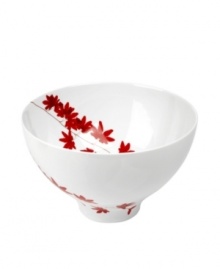Sprinkle your table with vibrant red flowers with the light and breezy Pure Red salad bowls from Mikasa. The classic shape makes this dinnerware and dishes collection ideal for everyday use while the airy, organic design also makes a festive dinner party set. Sprinkle your table with vibrant red flowers with the light and breezy Pure Red salad bowls from Mikasa. The classic shape makes this dinnerware and dishes collection ideal for everyday use while the airy, organic design also makes a festive dinner party set.