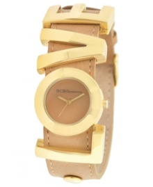 Wear your heart on your wrist with this lovingly designed watch from BCBGeneration. Wear your heart on your wrist with this lovingly designed watch from BCBGeneration.