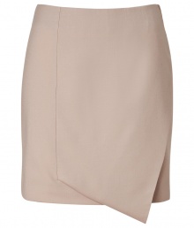 An ultra chic take on this workwear essential separate, Cacharels folded wool skirt guarantees an understated elegant polish to your look - Folded front with asymmetrical hemline, tonal grosgrain trim at side with hidden zip closure, double back vents - Softly tailored fit, mini-length - Team with everything from modern knits and ballerinas to feminine silk blouses and heels An ultra chic take on this workwear essential separate, Cacharels folded wool skirt guarantees an understated elegant polish to your look - Folded front with asymmetrical hemline, tonal grosgrain trim at side with hidden zip closure, double back vents - Softly tailored fit, mini-length - Team with everything from modern knits and ballerinas to feminine silk blouses and heels
