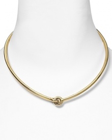 Tie on a statement piece with this knotted station necklace from New York-based label, Giles & Brother. This simple gold-plated style will add a nautical edge to every look.