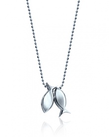 What's your sign? This beautifully rendered Fishes pendant necklace will help your stars align in polished sterling silver. What's your sign? This beautifully rendered Fishes pendant necklace will help your stars align in polished sterling silver.