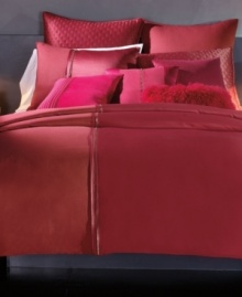 Red is rich! This INC International Concepts Ribbed Basic Zip sham pairs sophisticated pleats with a full-length zipper accent for a modern look that's both ultra-chic and provocative. Zipper closure. Red is rich! This INC International Concepts Ribbed Basic Zip sham pairs sophisticated pleats with a full-length zipper accent for a modern look that's both ultra-chic and provocative. Zipper closure.