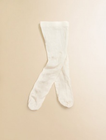 Girly tights with floral embroidery have the look of lace with full coverage.Elastic waistSmooth from waist to hips96% nylon/4% spandexMachine washMade in USA Girly tights with floral embroidery have the look of lace with full coverage.Elastic waistSmooth from waist to hips96% nylon/4% spandexMachine washMade in USA