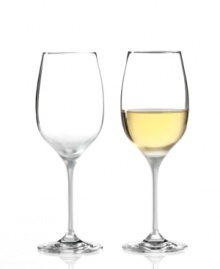 See the light. Inspired by the New York skyline at night, Illumination white wine glasses get noticed in luminous crystal perched on shimmering gold-dusted stems. From Donna Karan Lenox. See the light. Inspired by the New York skyline at night, Illumination white wine glasses get noticed in luminous crystal perched on shimmering gold-dusted stems. From Donna Karan Lenox.