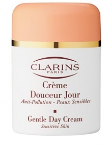 Essential daytime moisture care to calm and soothe sensitive facial skin. Its creamy texture is enriched with the gentlest botanicals to comfort delicate, temperamental skin. Immediately helps calm sensitive skin discomfort, diminishes redness and helps maintain perfect moisture balance. Available in an airless pump container only, 1.7 oz. Imported from France. Essential daytime moisture care to calm and soothe sensitive facial skin. Its creamy texture is enriched with the gentlest botanicals to comfort delicate, temperamental skin. Immediately helps calm sensitive skin discomfort, diminishes redness and helps maintain perfect moisture balance. Available in an airless pump container only, 1.7 oz. Imported from France.
