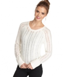 Toasty meets edgy in this sweater from JJ Basics that boasts a ton of cool shredding! Layer it with a fitted tank for a style that generates heat! Toasty meets edgy in this sweater from JJ Basics that boasts a ton of cool shredding! Layer it with a fitted tank for a style that generates heat!