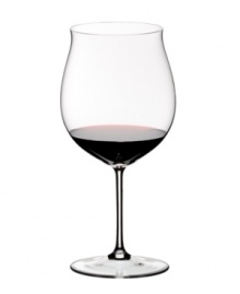 Match grape to glass with Sommeliers stemware. Shaped to heighten flavor and aroma, this Burgundy wine glass from Riedel is as elegant in luminous crystal as it is cleverly designed. Match grape to glass with Sommeliers stemware. Shaped to heighten flavor and aroma, this Burgundy wine glass from Riedel is as elegant in luminous crystal as it is cleverly designed.