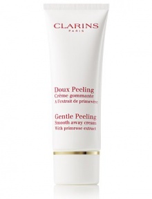 Gentle exfoliating cream that promotes radiant skin. Eliminates dead cells without microbeads while boosting skin vitality. Absorbs impurities with natural clay. Allergy tested. 1.7 oz. Gentle exfoliating cream that promotes radiant skin. Eliminates dead cells without microbeads while boosting skin vitality. Absorbs impurities with natural clay. Allergy tested. 1.7 oz.
