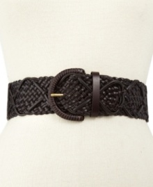 The finishing touch you've been looking for! This woven stretch belt from Style&co. flaunts a wide body and chic covered buckle, for versatile appeal. The finishing touch you've been looking for! This woven stretch belt from Style&co. flaunts a wide body and chic covered buckle, for versatile appeal.