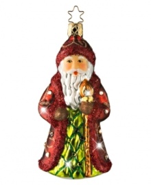 Bright Swarovski crystals shimmer upon intricate hand-painted glass, bringing a timeless Christmas ornament to your tree from Ing-Glas. Mouth-blown in Germany for superior detail and lasting beauty. Bright Swarovski crystals shimmer upon intricate hand-painted glass, bringing a timeless Christmas ornament to your tree from Ing-Glas. Mouth-blown in Germany for superior detail and lasting beauty.
