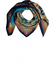 Finished in radiant multicolored optical hues, this bright silk scarf from Matthew Williamson guarantees an uplifting luxe polish to your look - Square shape - Wear bandana style wrapped around sharply tailored sheaths, or oversized blazers and jeans Finished in radiant multicolored optical hues, this bright silk scarf from Matthew Williamson guarantees an uplifting luxe polish to your look - Square shape - Wear bandana style wrapped around sharply tailored sheaths, or oversized blazers and jeans