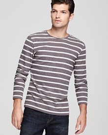 Shades of Grey Stripe Thermal Tee Shades of Grey Stripe Thermal Tee