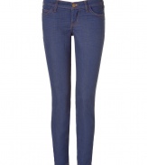 Stylish tube jeans in medium blue stretch denim - Breathtakingly sexy - Cut like classic 5 pocket jeans - Super slim tube, more like jeggings, in hip 7/8 cropped length- The pants fit slim, but comfortable, thanks to the stretch content - Styling hit, a mega trendy super fave for young women - Fit: runs normal - Washing instructions: wash cold - Pair with a tunic, shirt with oversized boyfriend cardigan, hoodie