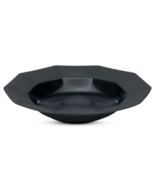 A cut above. The Castle Peak pasta bowl presents an ultra-modern take on kate spade new york's signature bow motif featuring bold faceted accents in slate-gray stoneware. A cut above. The Castle Peak pasta bowl presents an ultra-modern take on kate spade new york's signature bow motif featuring bold faceted accents in slate-gray stoneware.
