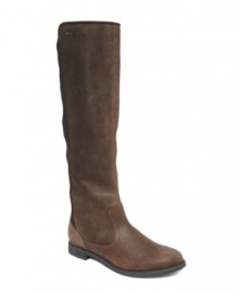 Lacoste's Rosemont 5 tall boots are rugged and comfortable, with a stretch back for easy access.