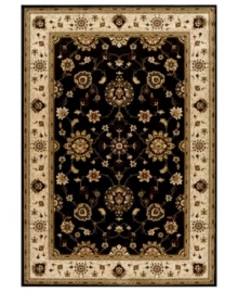 Inspired by the intricate artwork of the Art Nouveau period, the Warwick Panel area rug defines your space with ornate patternwork and rich, golden tones. Crafted in the USA of heavy-weight heat-set polypropylene, its dense, yet luxurious pile withstands heavy traffic with ease.